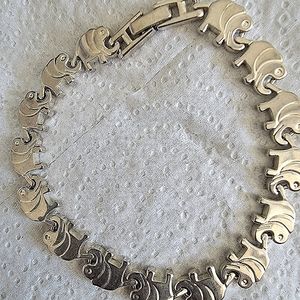 Elephant bracelet 925 silver